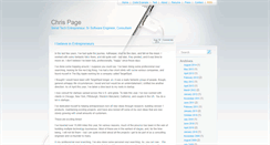 Desktop Screenshot of chriswpage.com